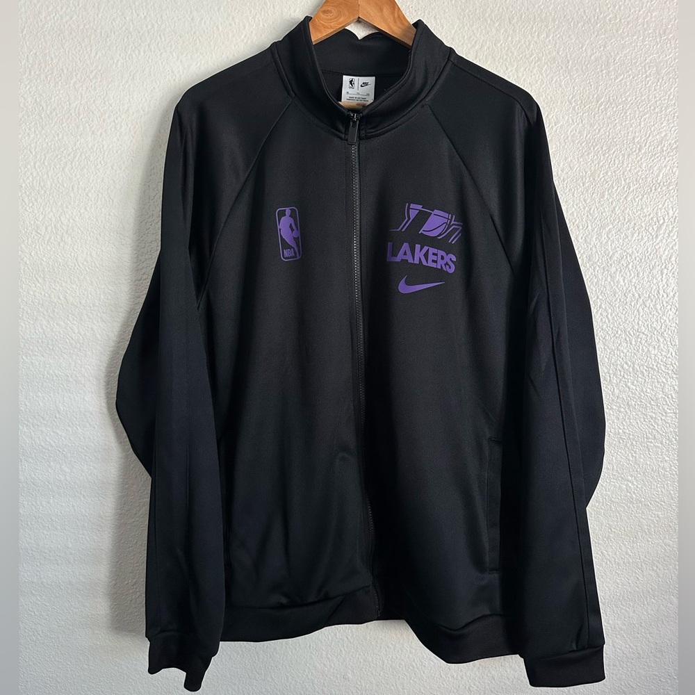 Nike Los Angeles Lakers NBA Showtime Courtside Track Jacket Luka Kobe Size XL